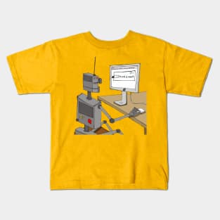Robot Captcha Kids T-Shirt